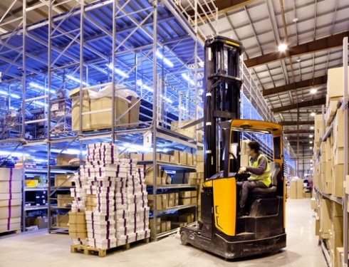 warehouse fork lift